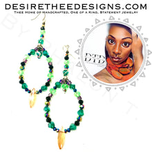 Load image into Gallery viewer, Desire Thee Crystal Hoop Earrings
