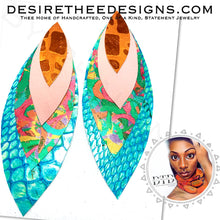 Load image into Gallery viewer, Desire Thee Leather Earrings (Clip-ons)
