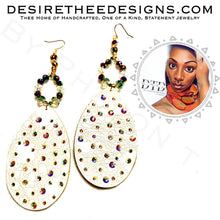 Load image into Gallery viewer, Desire Thee Leather Earrings
