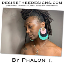 Load image into Gallery viewer, Desire Thee Leather Earrings (Clip-ons)
