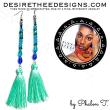 Load image into Gallery viewer, Desire Thee Fringe Crystal Earrings
